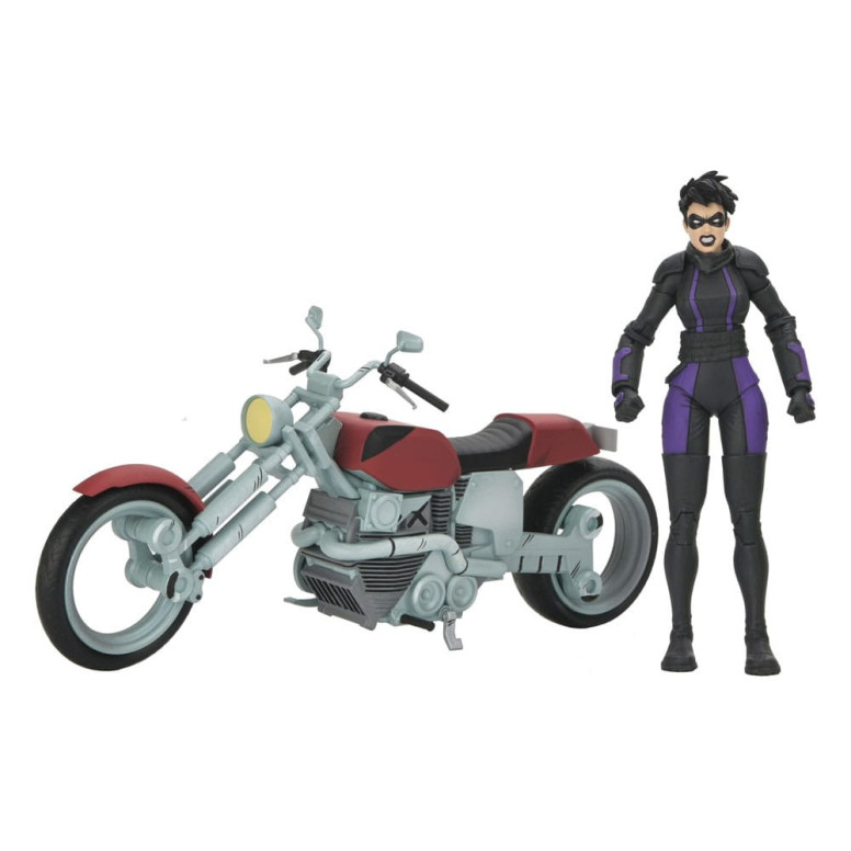 NECA - IDW Comics - Casey Marie con la moto del Último Ronin - El Último Ronin Los Años Perdidos- TMNT
