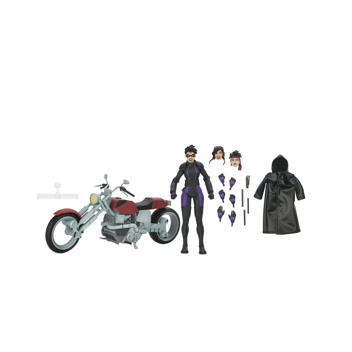 NECA - IDW Comics - Casey Marie con la moto del Último Ronin - El Último Ronin Los Años Perdidos- TMNT