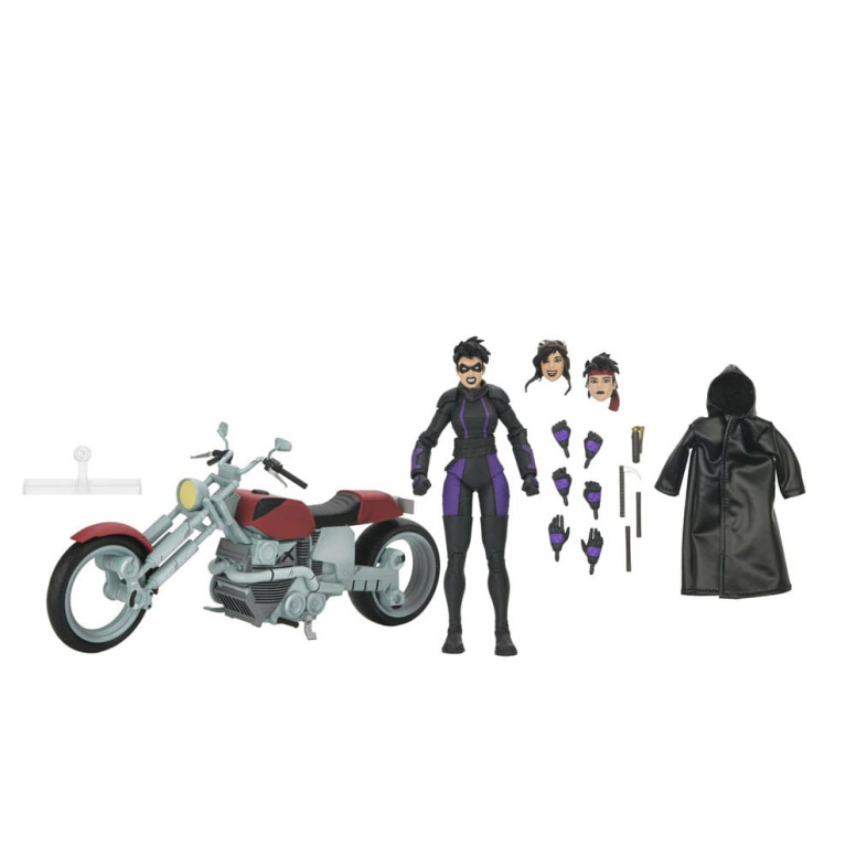 NECA - IDW Comics - Casey Marie con la moto del Último Ronin - El Último Ronin Los Años Perdidos- TMNT