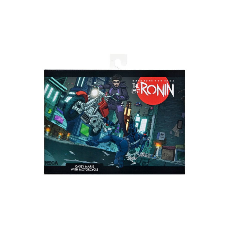 NECA - IDW Comics - Casey Marie con la moto del Último Ronin - El Último Ronin Los Años Perdidos- TMNT