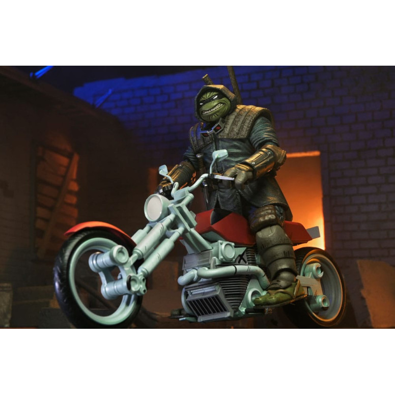 NECA - IDW Comics - Casey Marie con la moto del Último Ronin - El Último Ronin Los Años Perdidos- TMNT