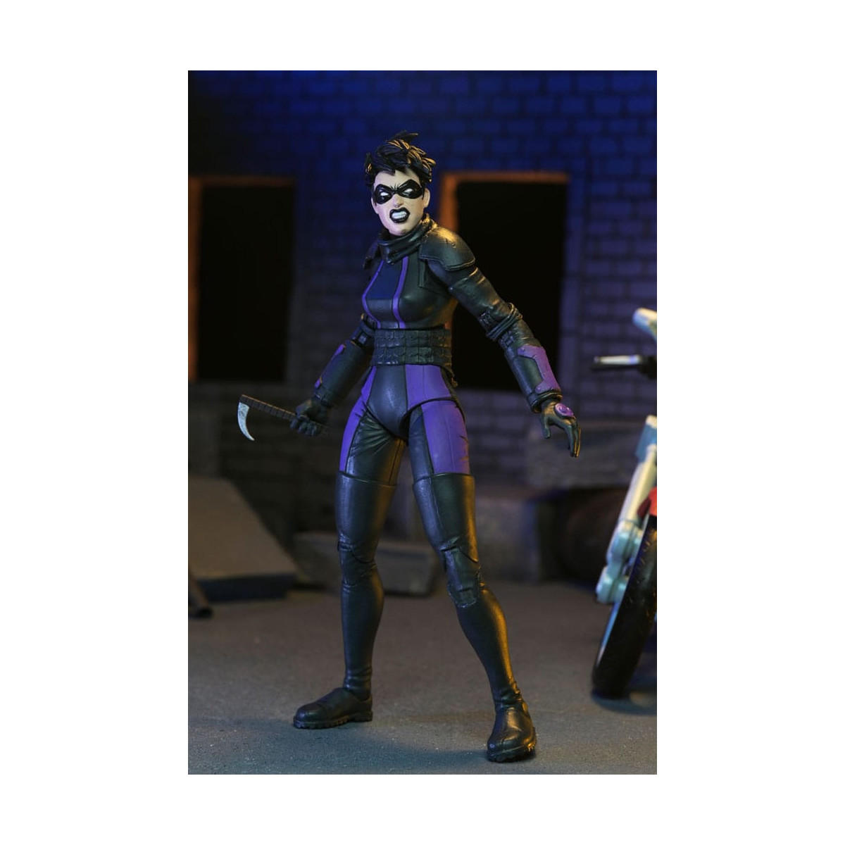 NECA - IDW Comics - Casey Marie con la moto del Último Ronin - El Último Ronin Los Años Perdidos- TMNT