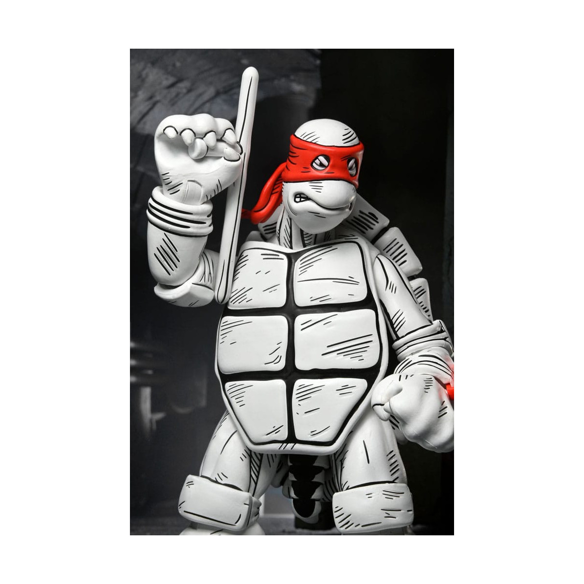 NECA - Mirage Comics - Blanco y Negro Primeras Tortugas - TMNT - Teenage Mutant Ninja Turtles