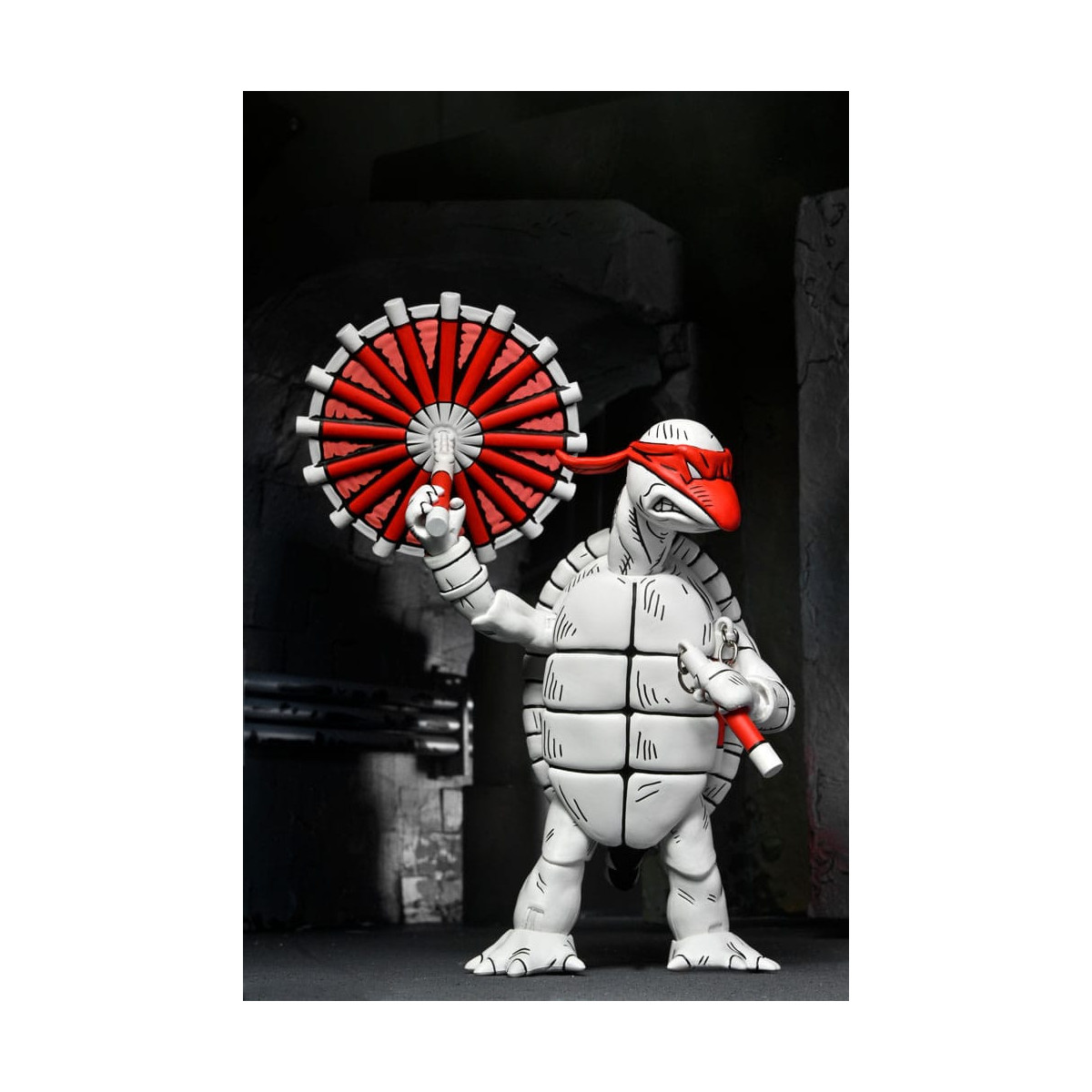 NECA - Mirage Comics - Blanco y Negro Primeras Tortugas - TMNT - Teenage Mutant Ninja Turtles
