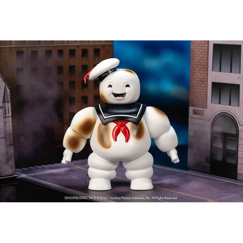 Jada Toys - Ghostbusters Hombre de malvavisco Stay Puft con Cadillac Ecto-1 - Nano Scene 1/64