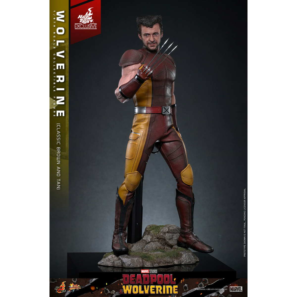 Hot Toys Marvel Deadpool & Wolverine - Wolverine (Classic Brown and Tan) MMS 1/6 Edición Exclusiva