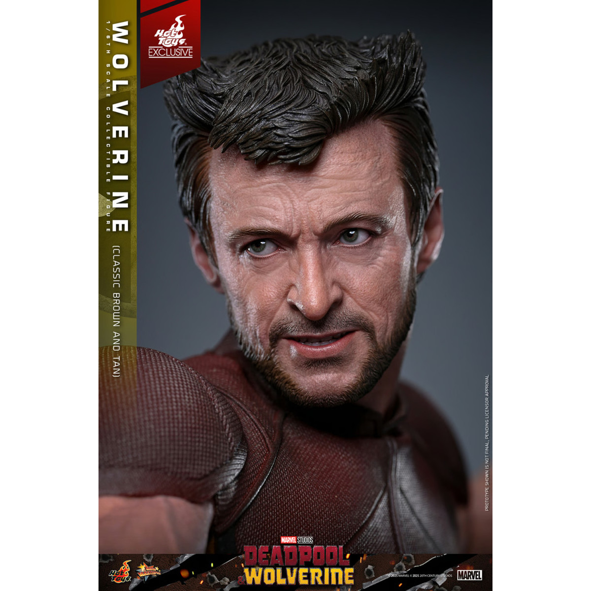 Hot Toys Marvel Deadpool & Wolverine - Wolverine (Classic Brown and Tan) MMS 1/6 Edición Exclusiva