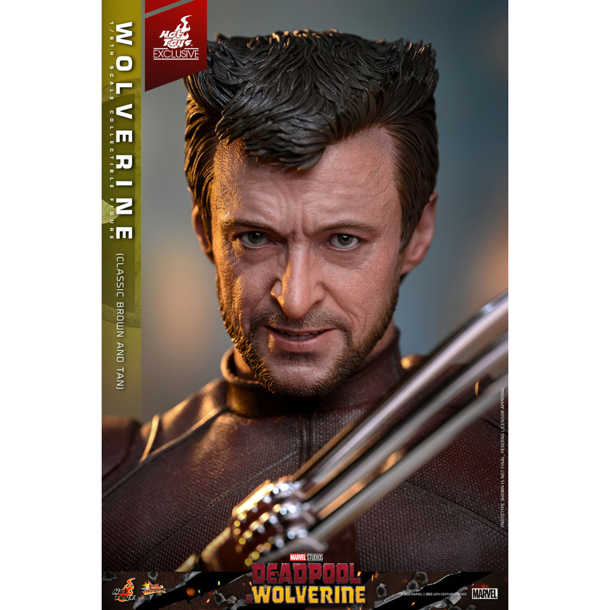 Hot Toys Marvel Deadpool & Wolverine - Wolverine (Classic Brown and Tan) MMS 1/6 Edición Exclusiva