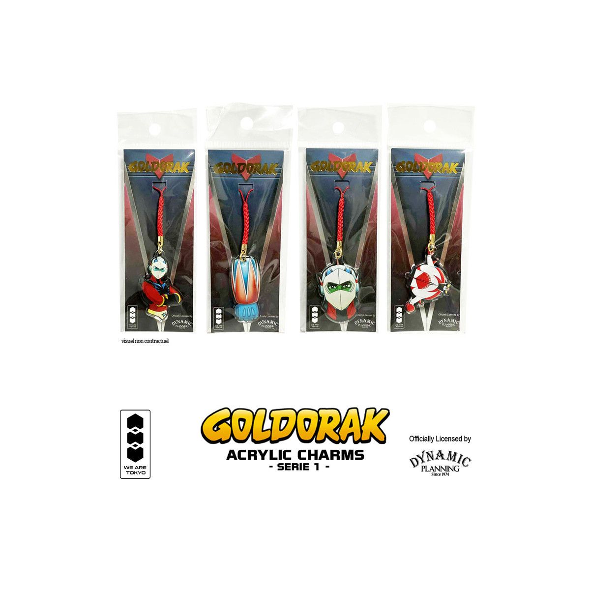 We Are Tokyo - Grendizer Acrylic Charm Serie 1 Fulguro Poing