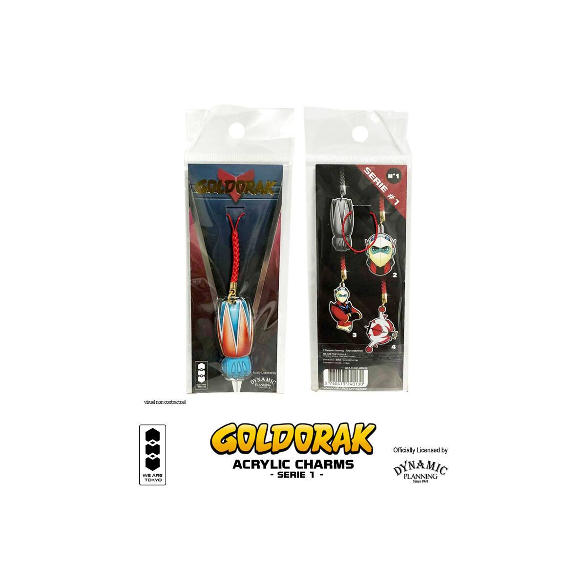 We Are Tokyo - Grendizer Acrylic Charm Serie 1 Fulguro Poing