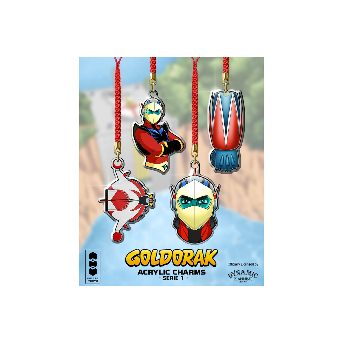 We Are Tokyo - Grendizer Acrylic Charm Serie 1 Buste Actarus