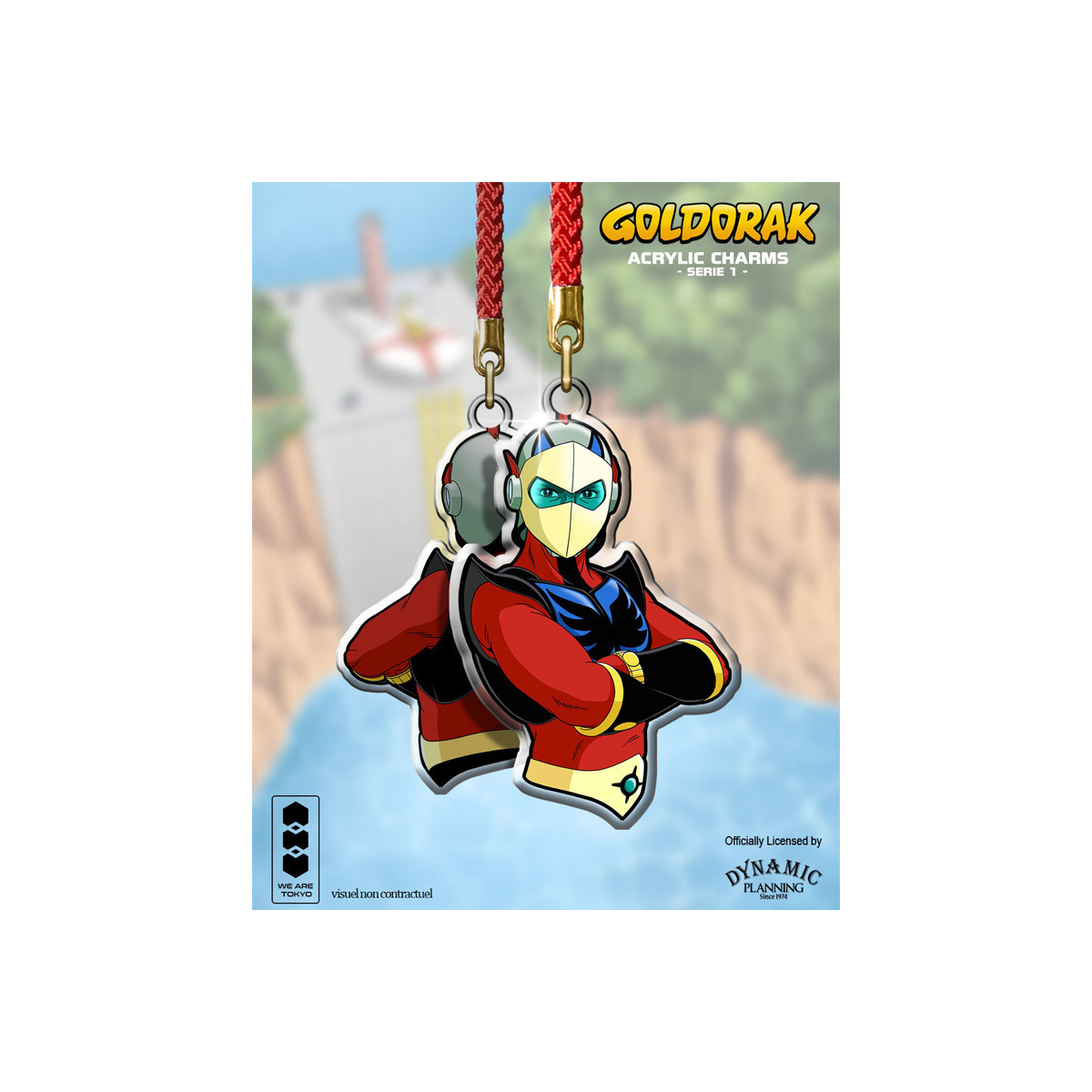 We Are Tokyo - Grendizer Acrylic Charm Serie 1 Buste Actarus