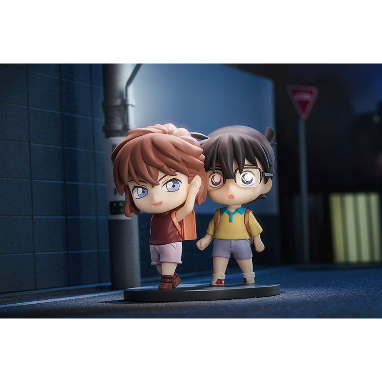 GoodSmile - Qset Conan Edogawa & Ai Haibara - Pack 2 figuras Detective Conan