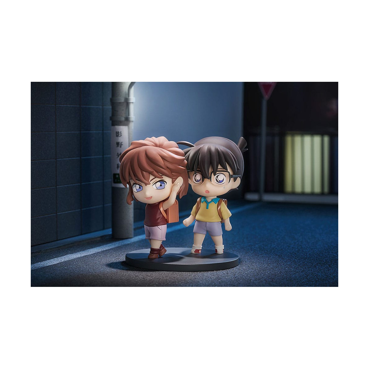GoodSmile - Qset Conan Edogawa & Ai Haibara - Pack 2 figuras Detective Conan