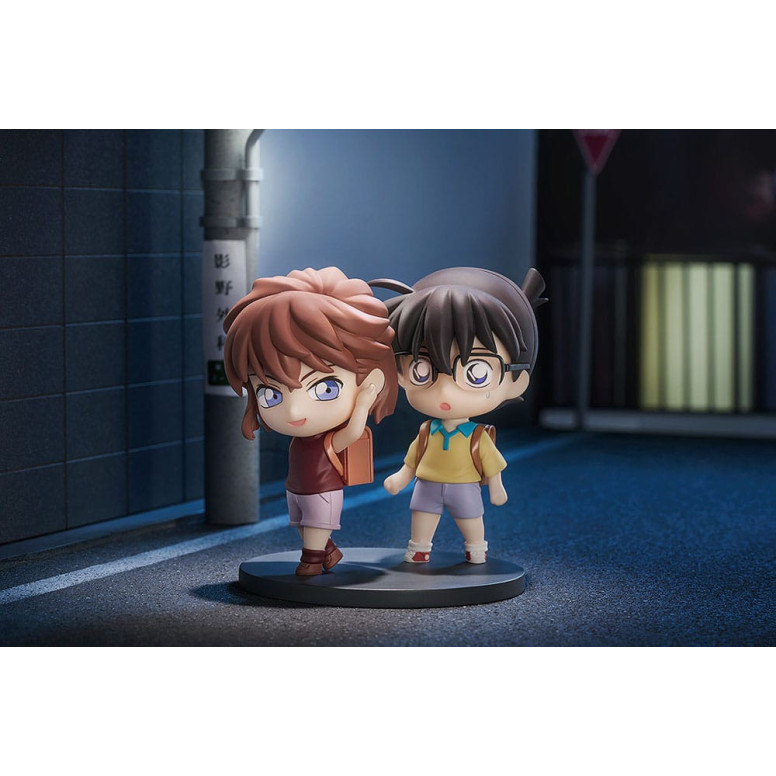 GoodSmile - Qset Conan Edogawa & Ai Haibara - Pack 2 figuras Detective Conan