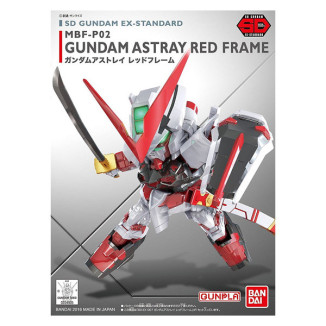 Bandai - Gunpla - SD Gundam Ex-Estándar - MBF-P02 Gundam Astray Marco Rojo - Gundam Semilla
