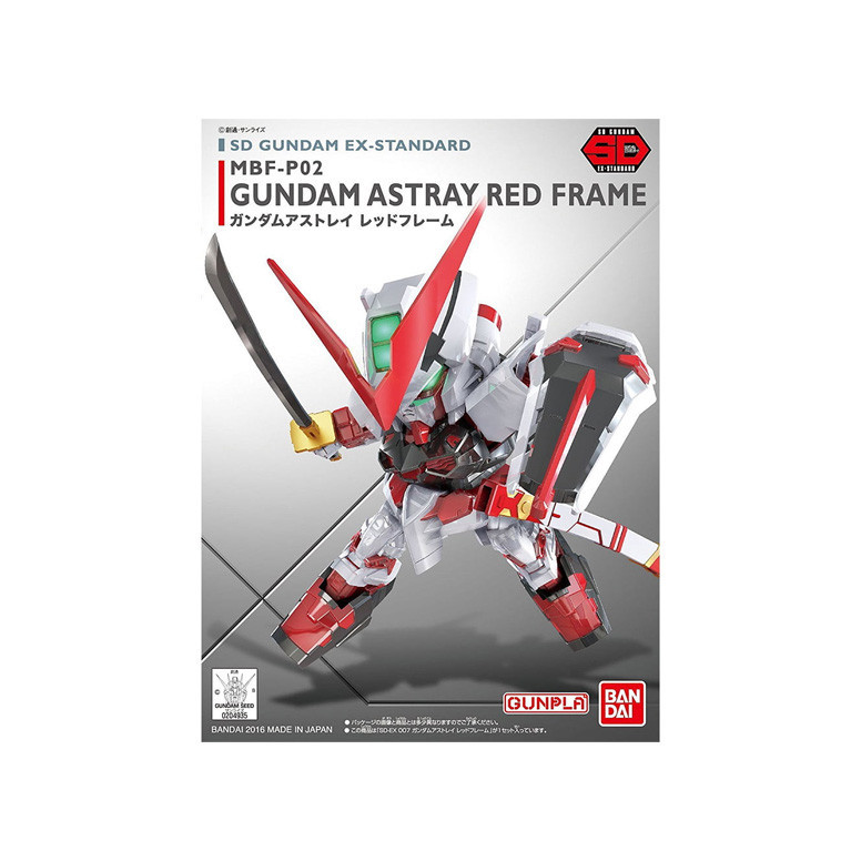 Bandai - Gunpla - SD Gundam Ex-Estándar - MBF-P02 Gundam Astray Marco Rojo - Gundam Semilla