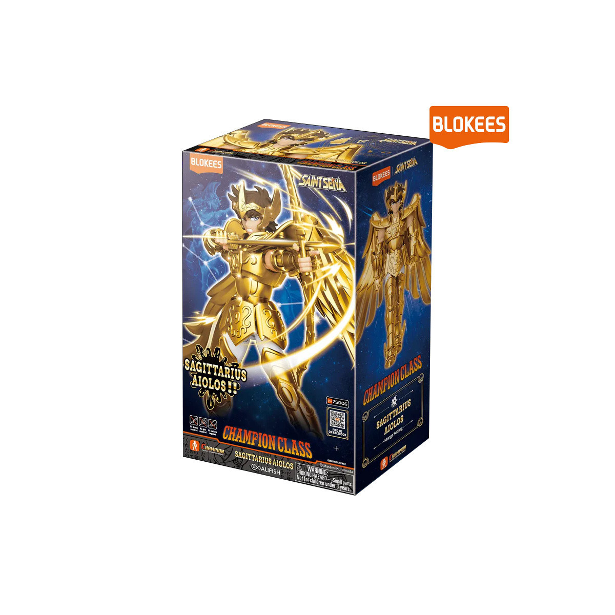 Blokees Saint Seiya - Clase Campeón Sagitario Aiolos - Aioros de Sagitario