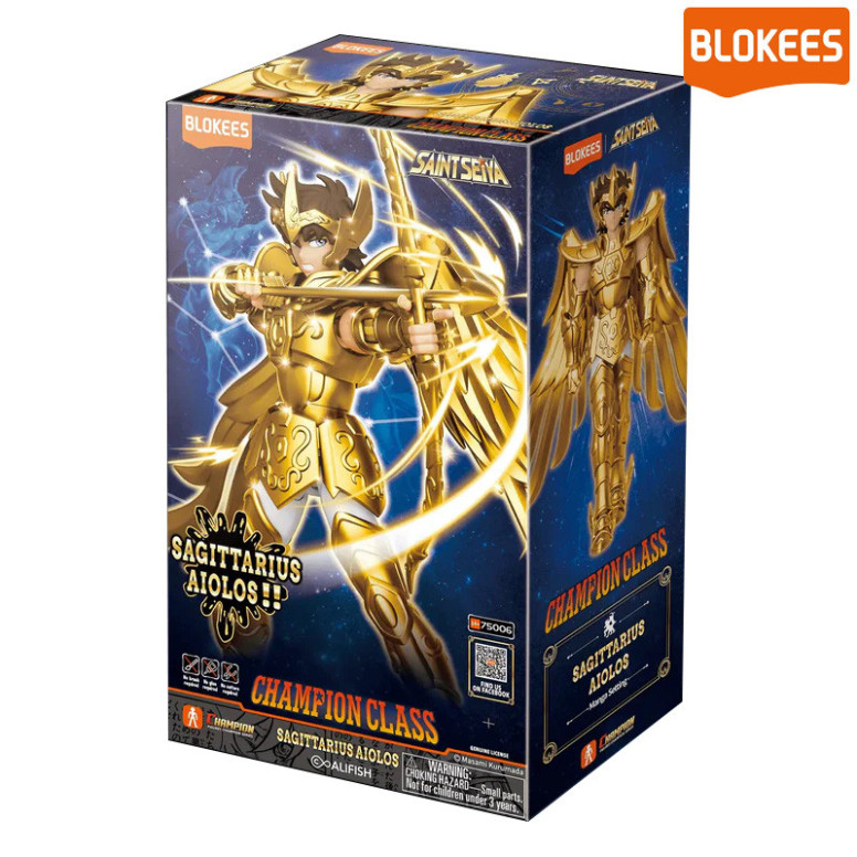 Blokees Saint Seiya - Clase Campeón Sagitario Aiolos - Aioros de Sagitario