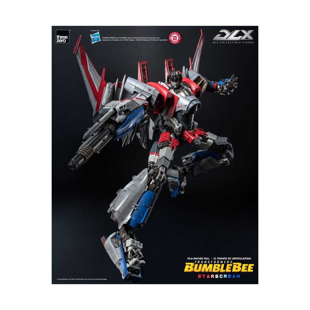 Three Zero Transformers - DLX STARSCREAM 1/6 - Transformers: Bumblebee