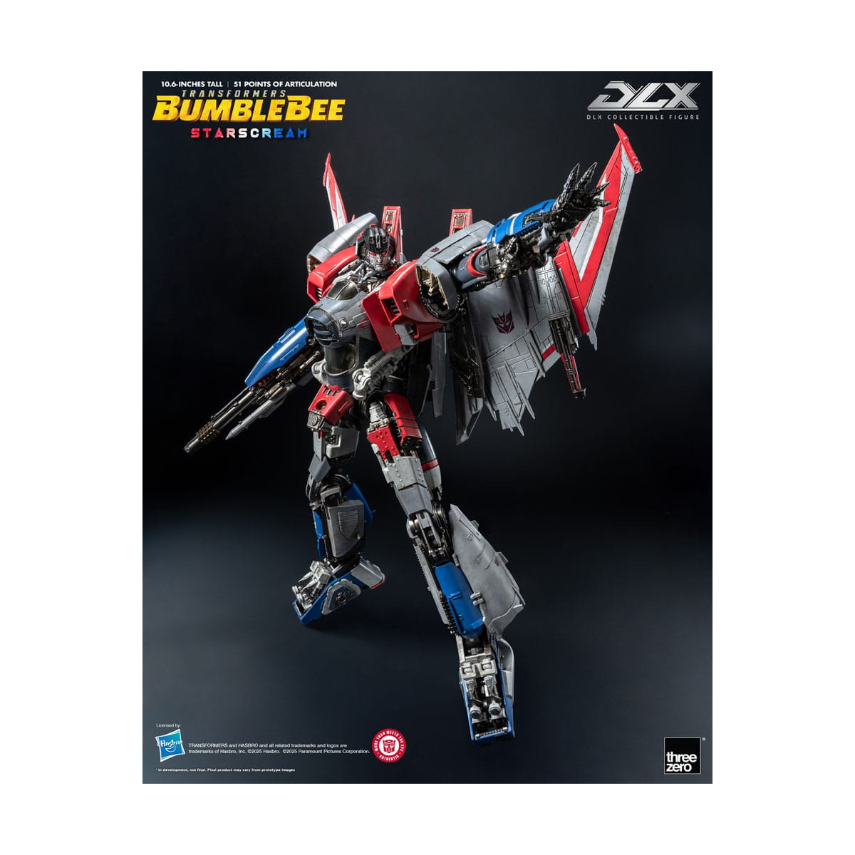 Three Zero Transformers - DLX STARSCREAM 1/6 - Transformers: Bumblebee