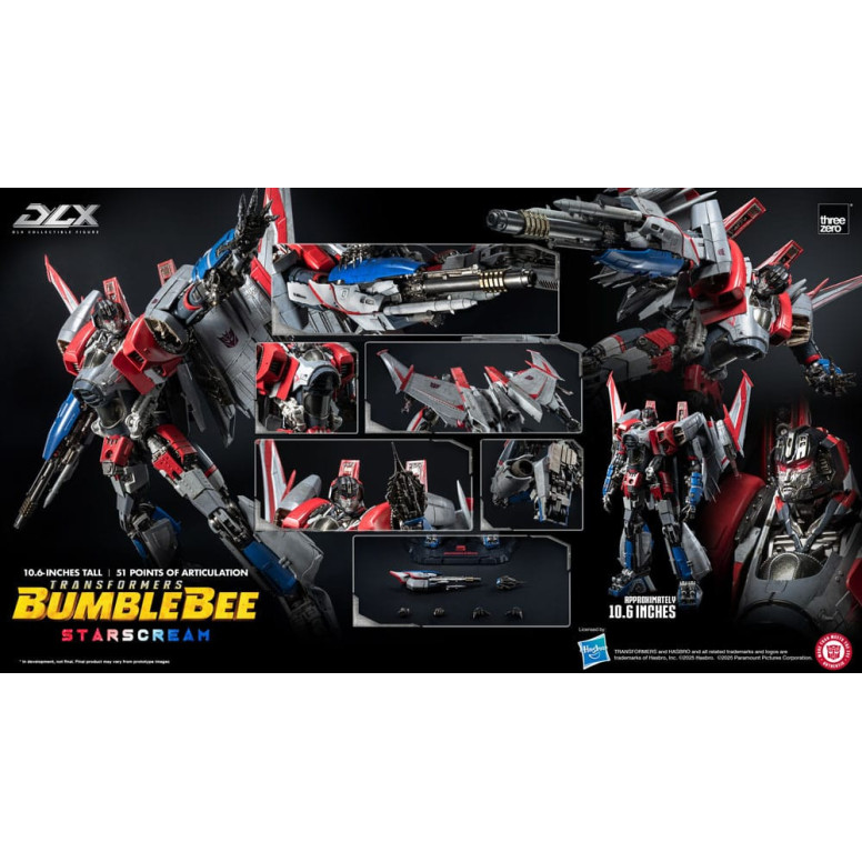 Three Zero Transformers - DLX STARSCREAM 1/6 - Transformers: Bumblebee