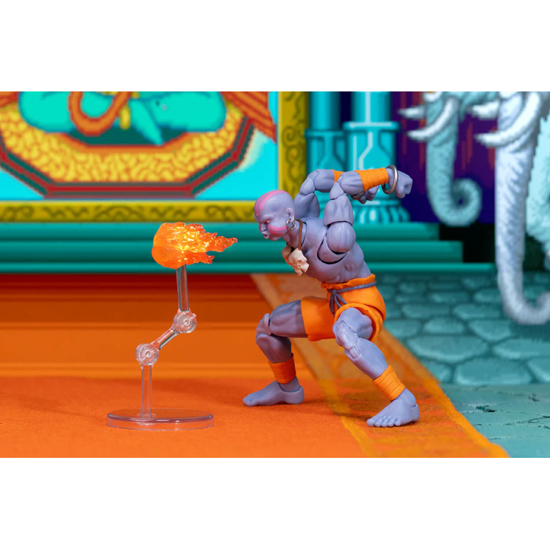 Jada Toys - DHALSIM Player 2 Versión Deluxe 1/12 - Ultra Street Fighter II: The Final Challengers - SDCC 2025