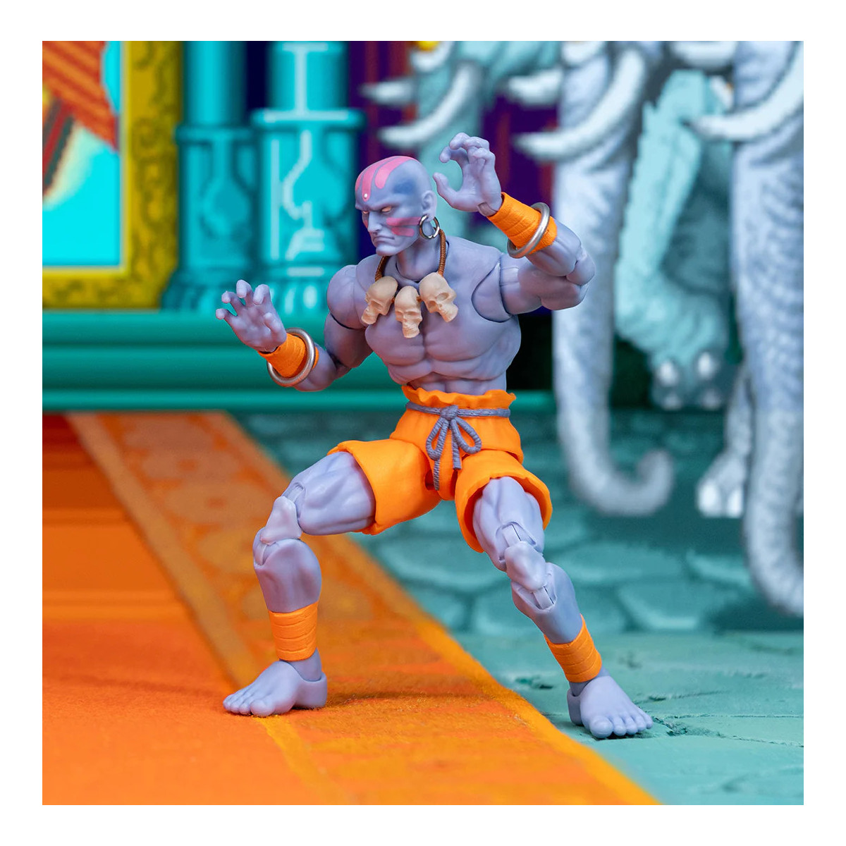 Jada Toys - DHALSIM Player 2 Versión Deluxe 1/12 - Ultra Street Fighter II: The Final Challengers - SDCC 2025