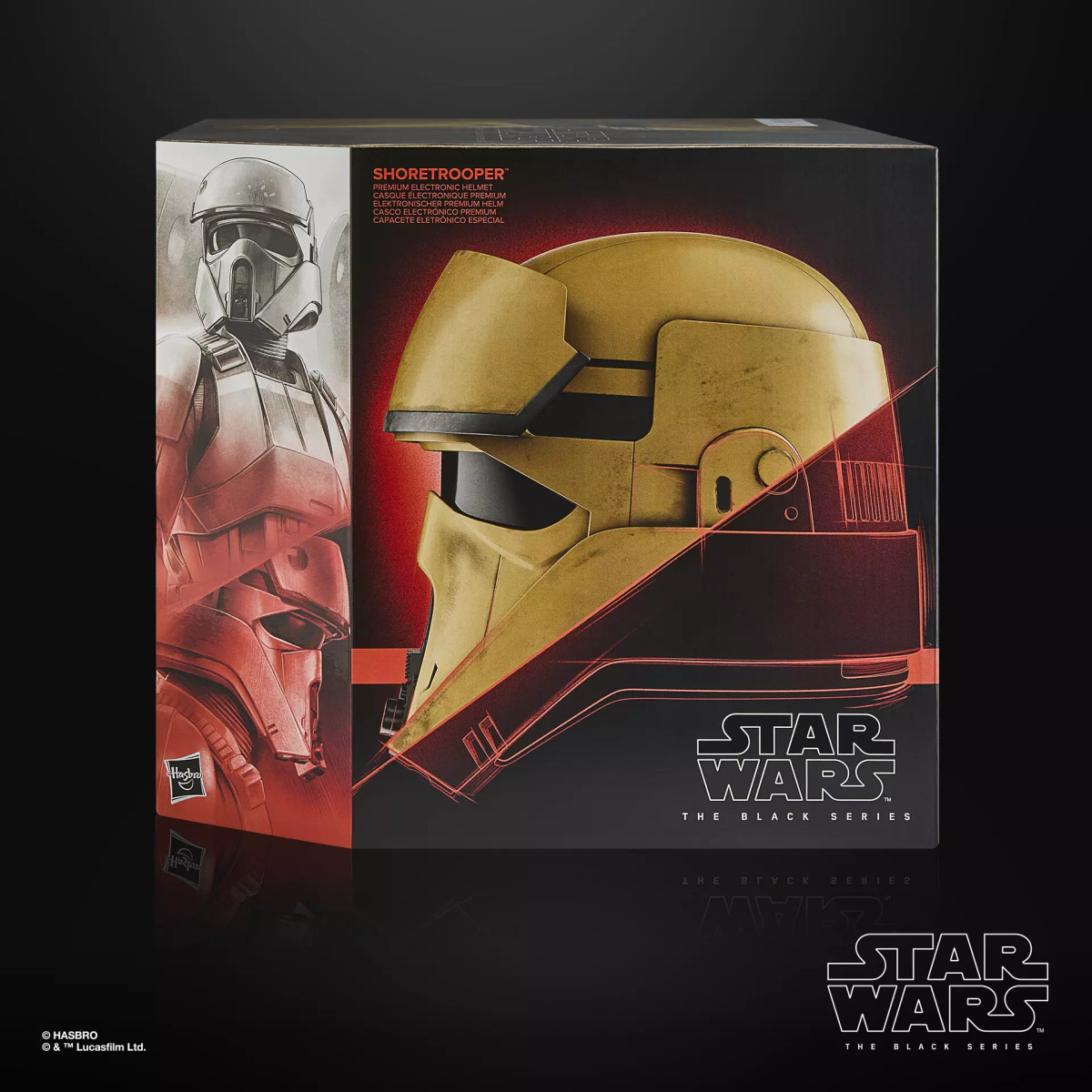 Hasbro Star Wars The Black Series - Casco electrónico Shoretrooper - Andor