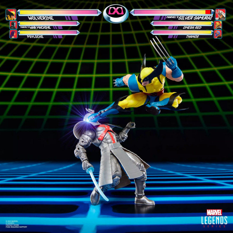 Hasbro Marvel Legends Serie Gamerverse - Lobezno vs Samurai de Plata