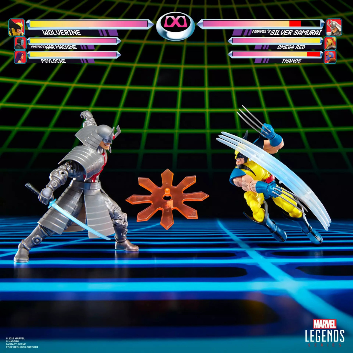 Hasbro Marvel Legends Serie Gamerverse - Lobezno vs Samurai de Plata