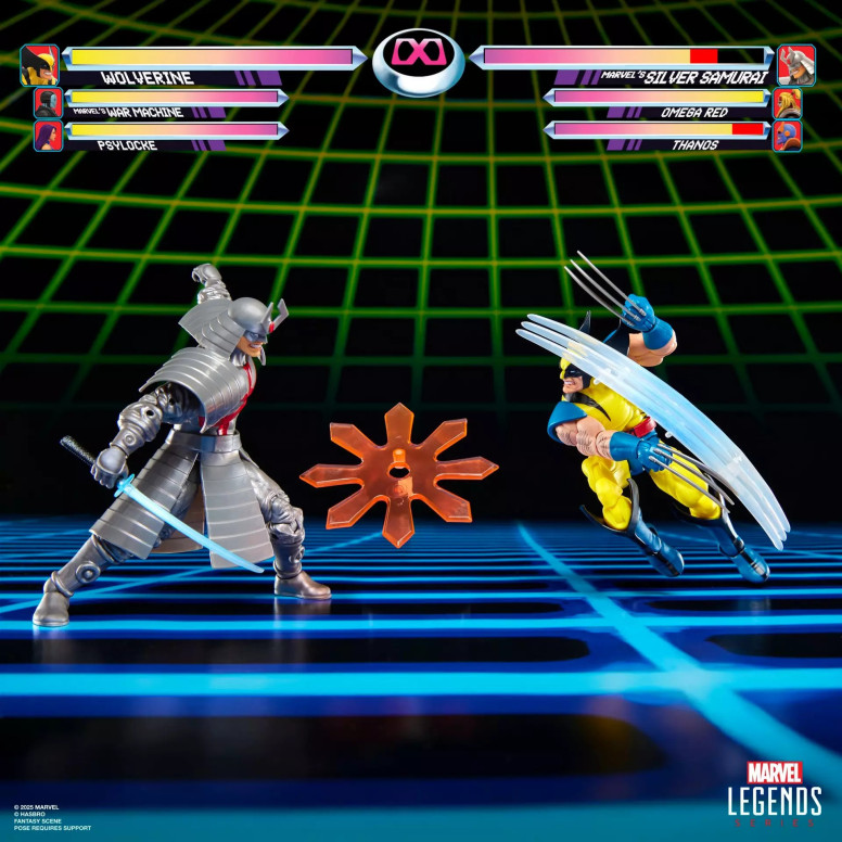 Hasbro Marvel Legends Serie Gamerverse - Lobezno vs Samurai de Plata