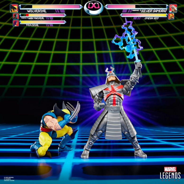 Hasbro Marvel Legends Serie Gamerverse - Lobezno vs Samurai de Plata