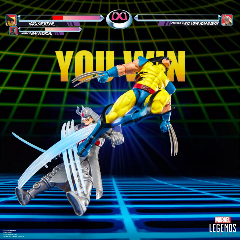 Hasbro Marvel Legends Serie Gamerverse - Lobezno vs Samurai de Plata