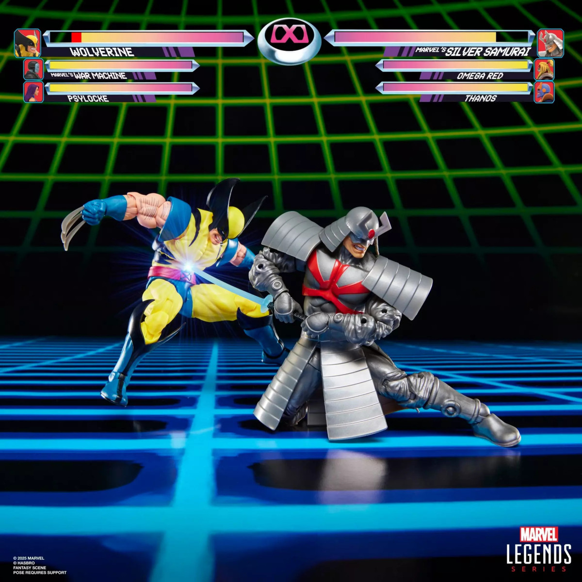 Hasbro Marvel Legends Serie Gamerverse - Lobezno vs Samurai de Plata