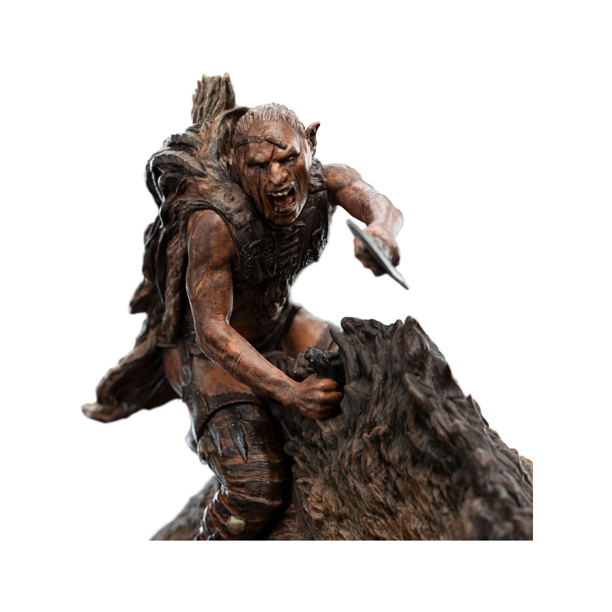 Weta - Sharkû en Warg Miniatura Statue 1/10 - El Señor de los Anillos - LOTR