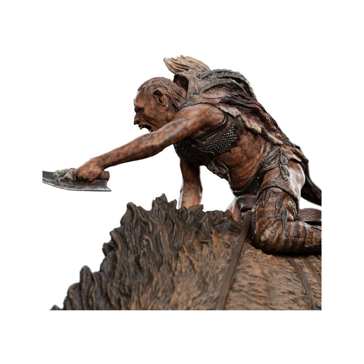 Weta - Sharkû en Warg Miniatura Statue 1/10 - El Señor de los Anillos - LOTR