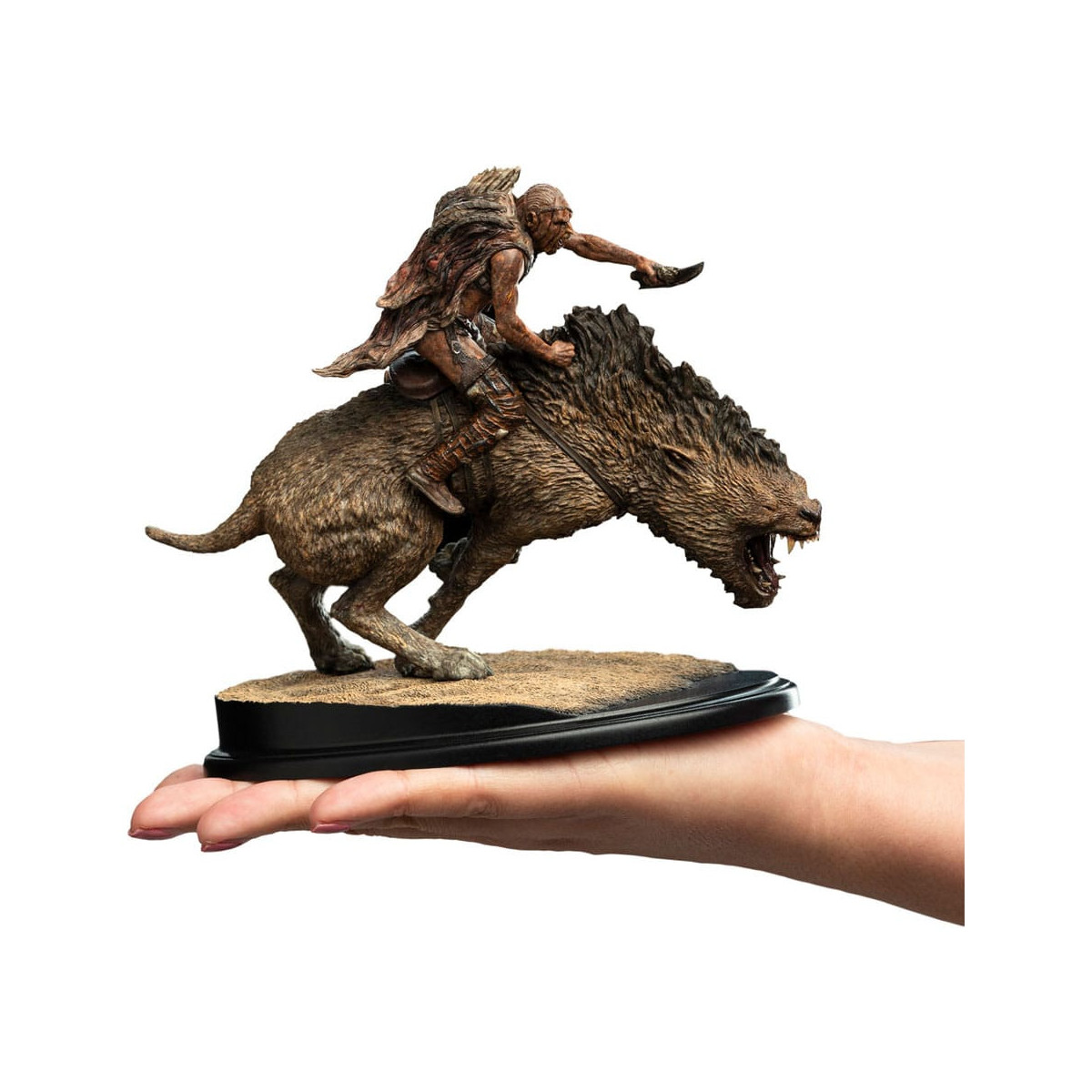 Weta - Sharkû en Warg Miniatura Statue 1/10 - El Señor de los Anillos - LOTR