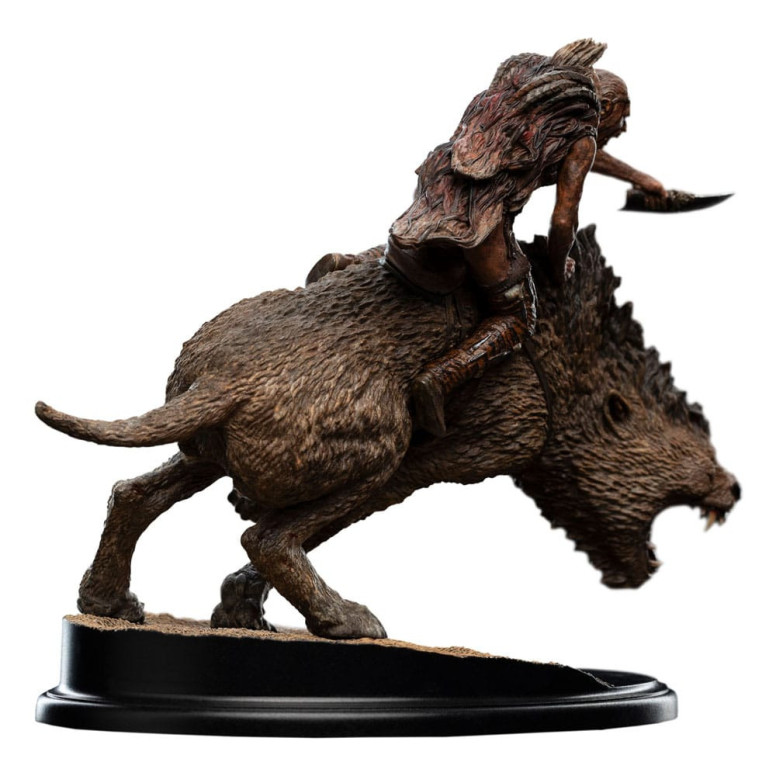 Weta - Sharkû en Warg Miniatura Statue 1/10 - El Señor de los Anillos - LOTR