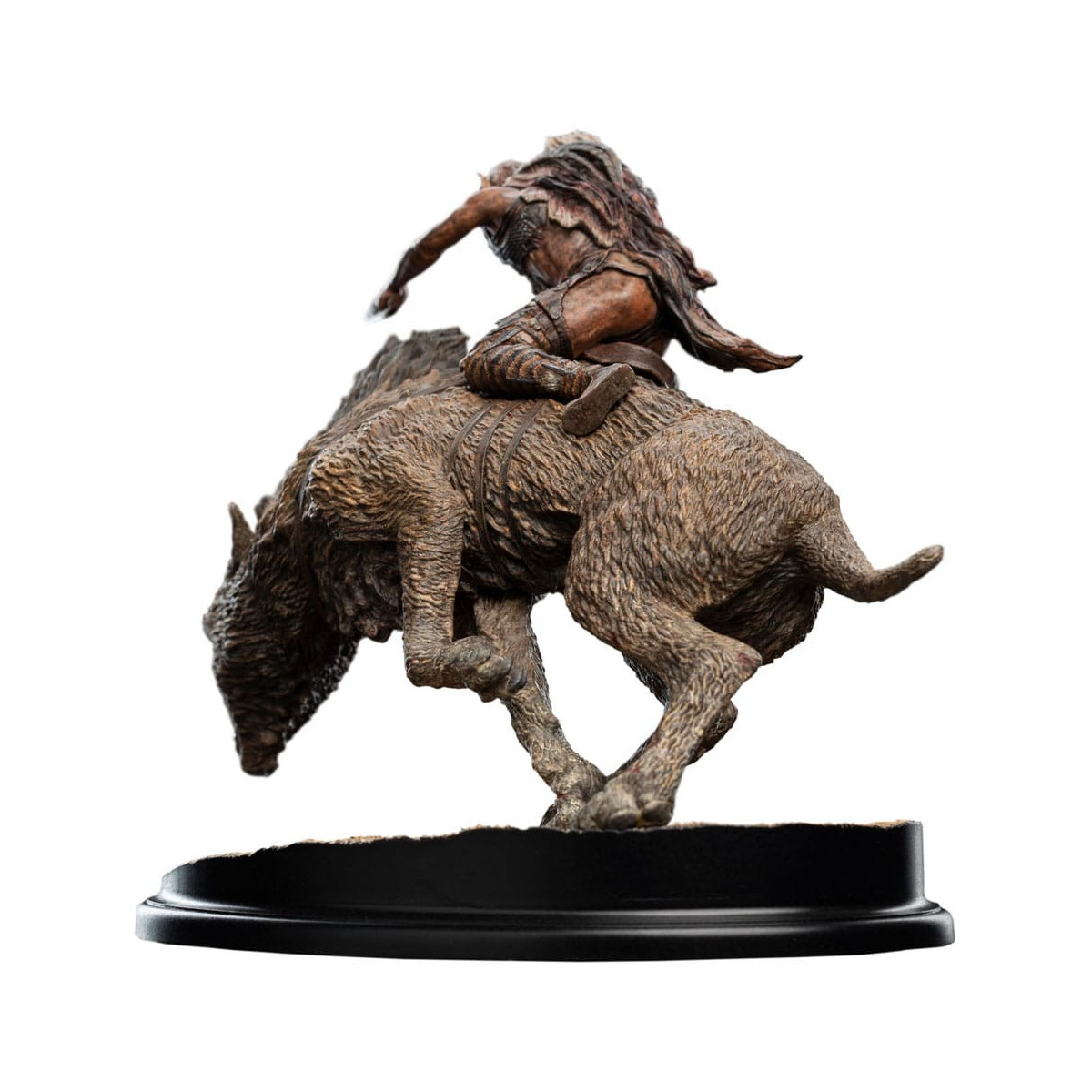 Weta - Sharkû en Warg Miniatura Statue 1/10 - El Señor de los Anillos - LOTR