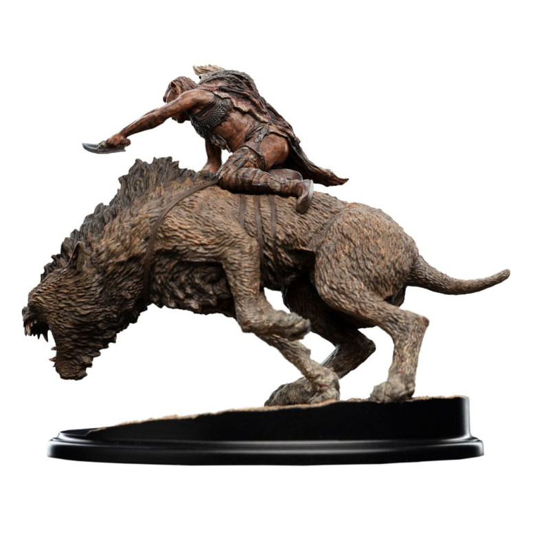 Weta - Sharkû en Warg Miniatura Statue 1/10 - El Señor de los Anillos - LOTR