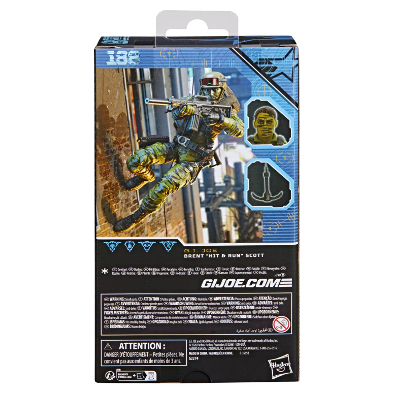Hasbro G.I.JOE Serie Clasificada - Brent "Hit & Run" Scott