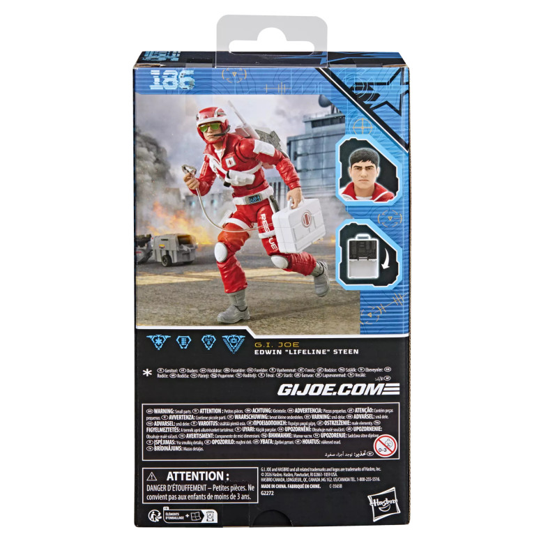 Hasbro G.I.JOE Serie Clasificada - Edwin "Lifeline" Steen