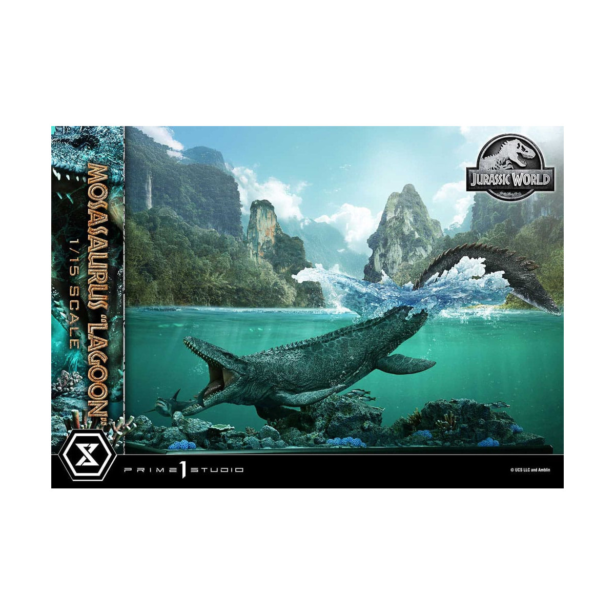 Prime 1 Studio - Jurassic World - Mosasaurus "Laguna" Bonus Version Legacy Museum Collection 1/15
