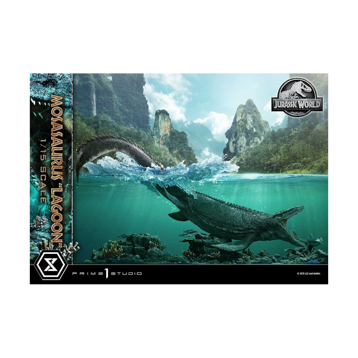 Prime 1 Studio - Jurassic World - Mosasaurus "Laguna" Bonus Version Legacy Museum Collection 1/15