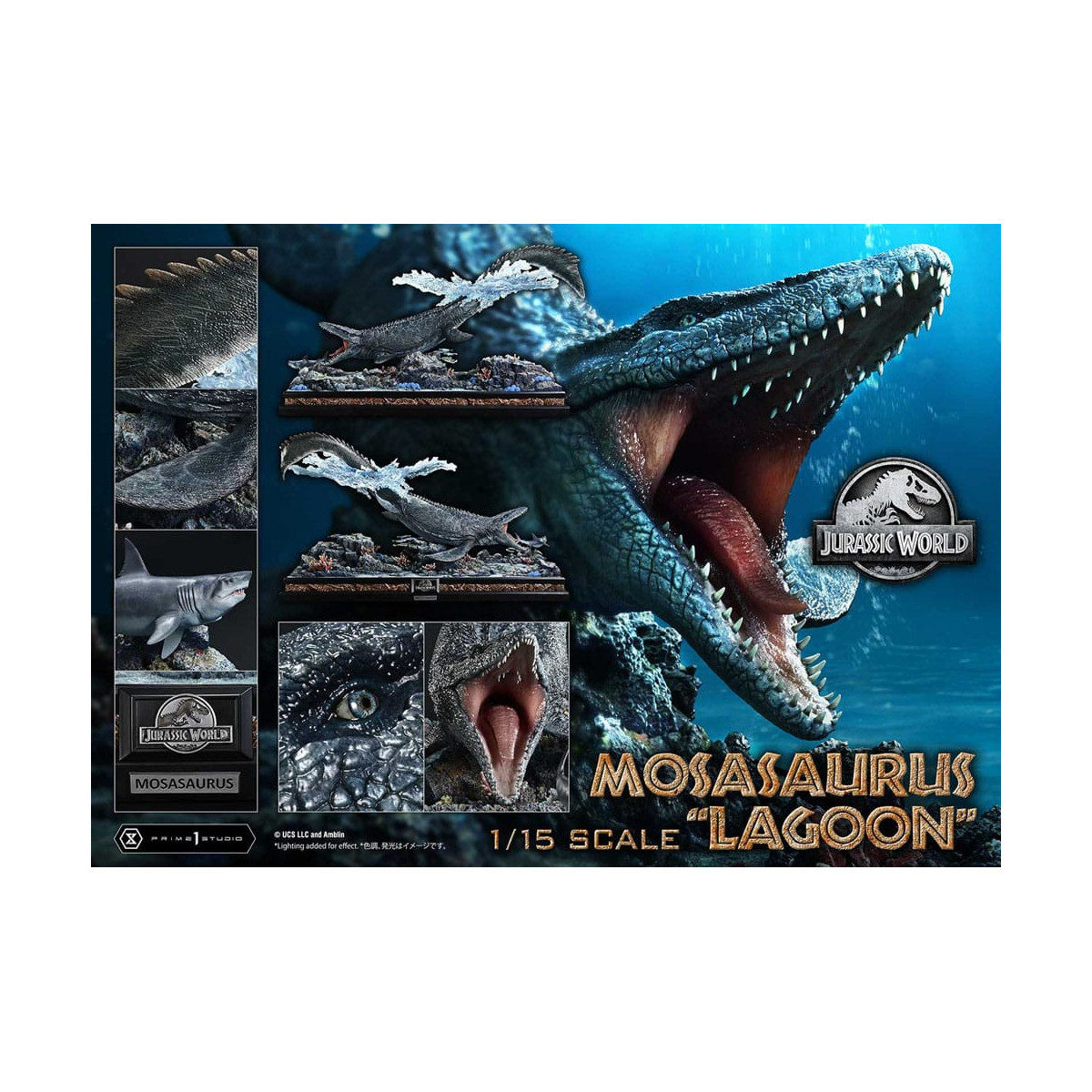 Prime 1 Studio - Jurassic World - Mosasaurus "Laguna" Legacy Museum Collection 1/15