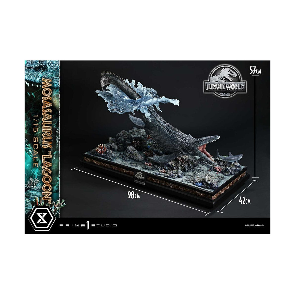 Prime 1 Studio - Jurassic World - Mosasaurus "Laguna" Legacy Museum Collection 1/15