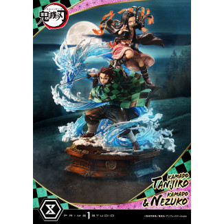 Prime 1 Studio - KAMADO TANJIRO & KAMADO NEZUKO - Guardianes de la Noche (Kimetsu no Yaiba) Concept Masterline Series 1/6