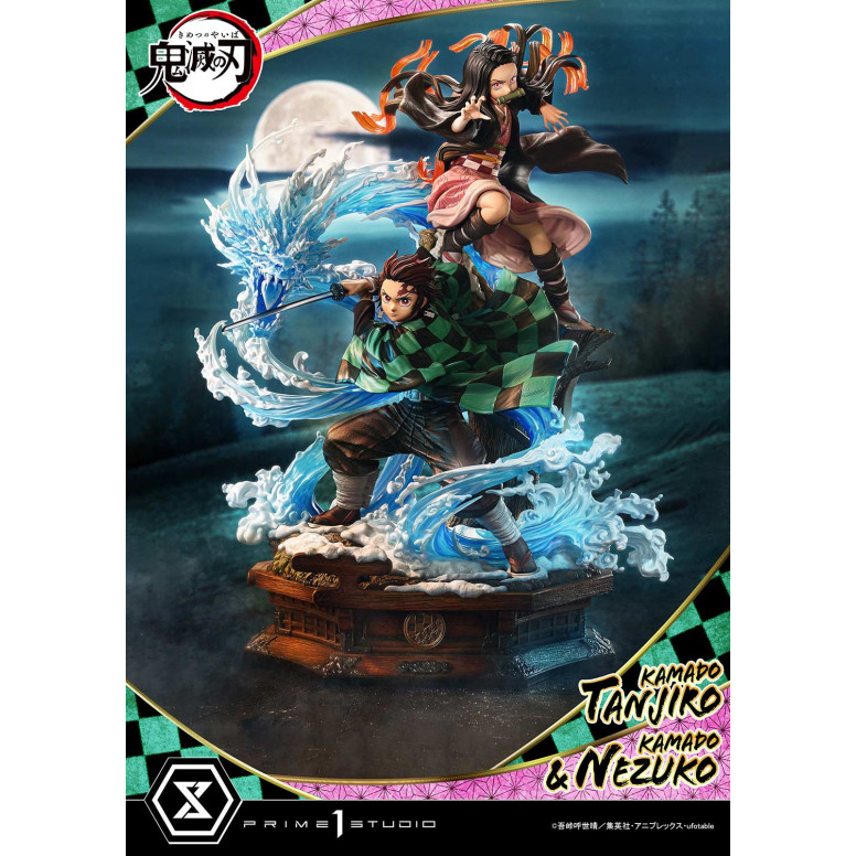Prime 1 Studio - KAMADO TANJIRO & KAMADO NEZUKO - Guardianes de la Noche (Kimetsu no Yaiba) Concept Masterline Series 1/6