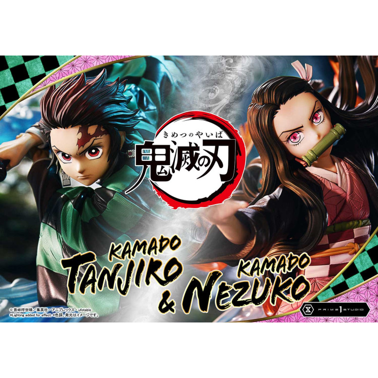 Prime 1 Studio - KAMADO TANJIRO & KAMADO NEZUKO - Guardianes de la Noche (Kimetsu no Yaiba) Concept Masterline Series 1/6